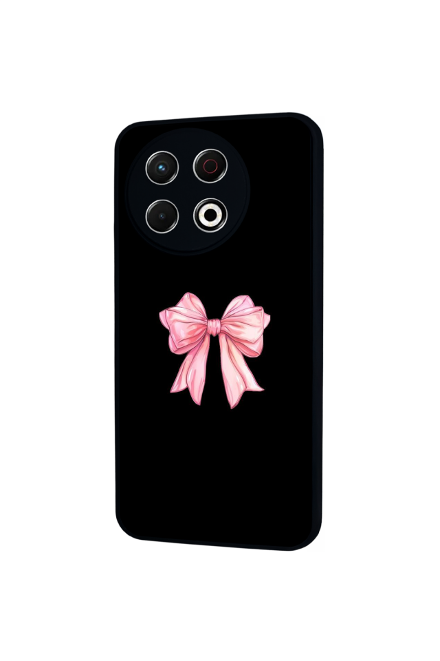 Tecno Spark 30 Pro Uyumlu Kurdele Tasarımlı Glossy Premium Kılıf