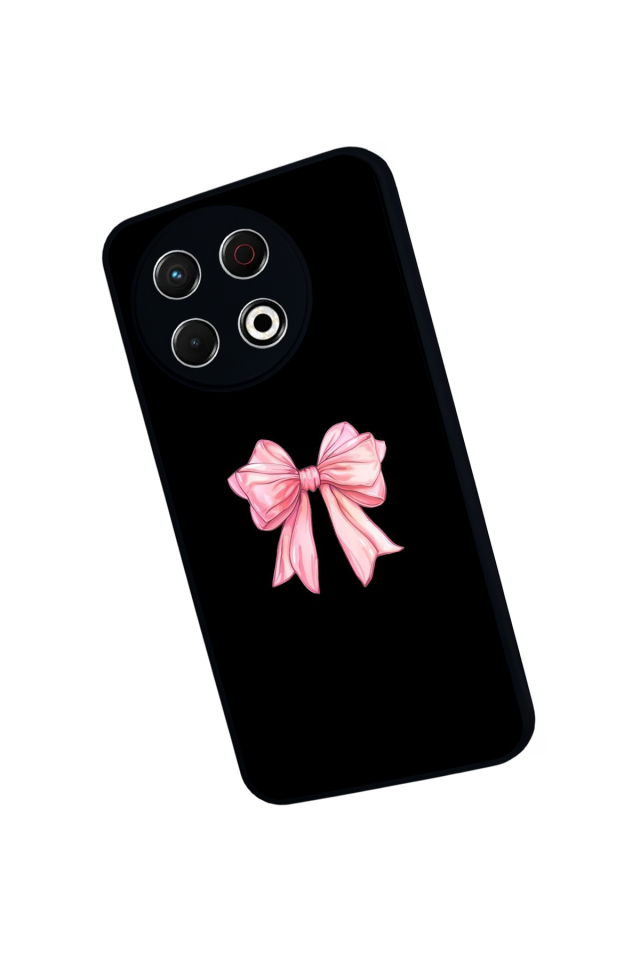 Tecno Spark 30 Pro Uyumlu Kurdele Tasarımlı Glossy Premium Kılıf