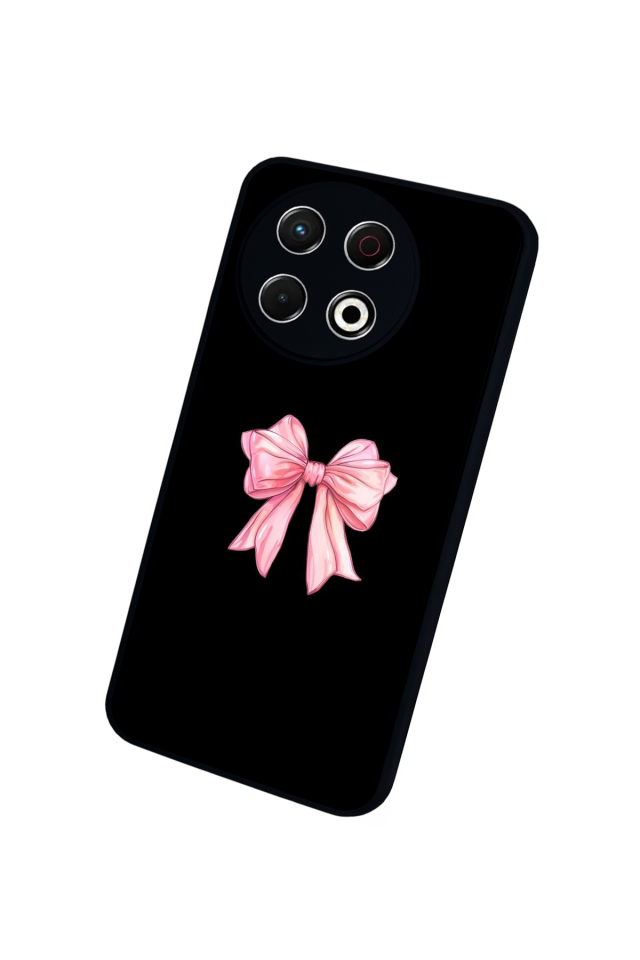 Tecno Spark 30 Pro Uyumlu Kurdele Tasarımlı Glossy Premium Kılıf