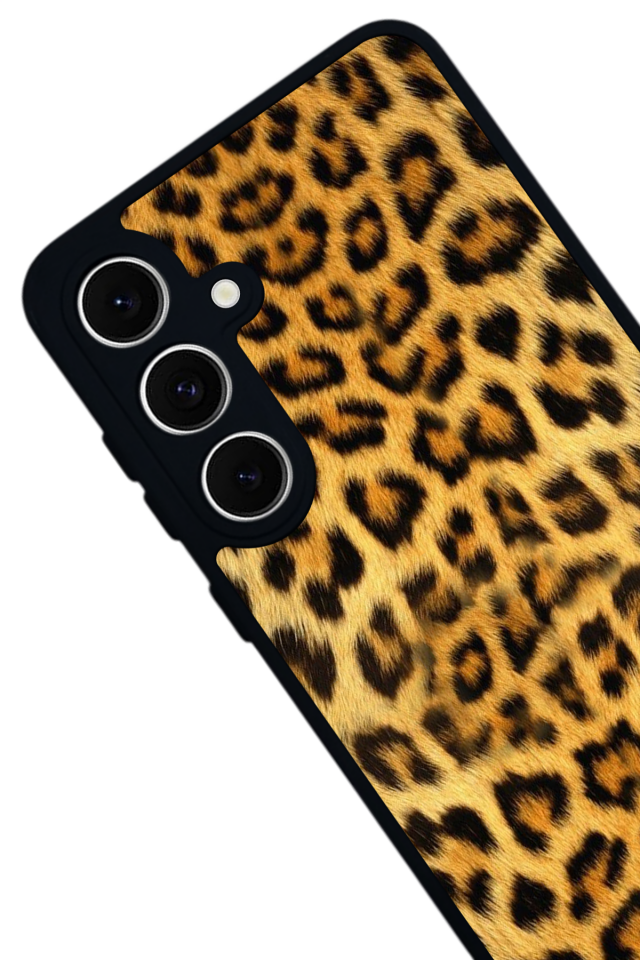 Samsung Galaxy S24 FE Uyumlu Leopar Tasarımlı Glossy Premium Kılıf