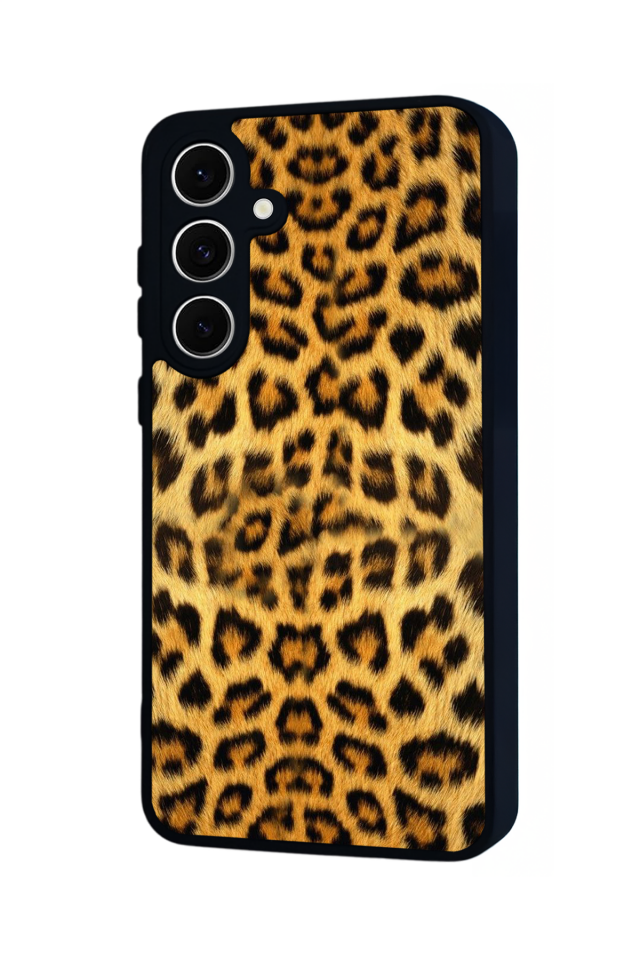 Samsung Galaxy S24 FE Uyumlu Leopar Tasarımlı Glossy Premium Kılıf