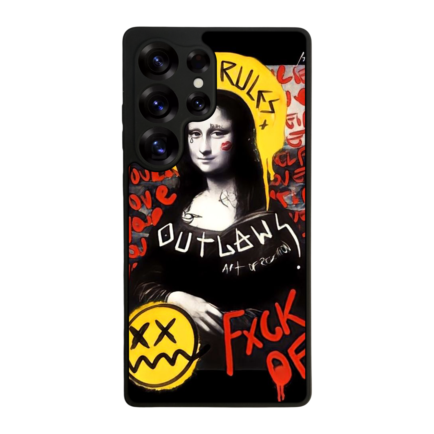 Samsung Galaxy S25 Ultra Uyumlu Monalisa Tasarımlı Glossy Premium Kılıf