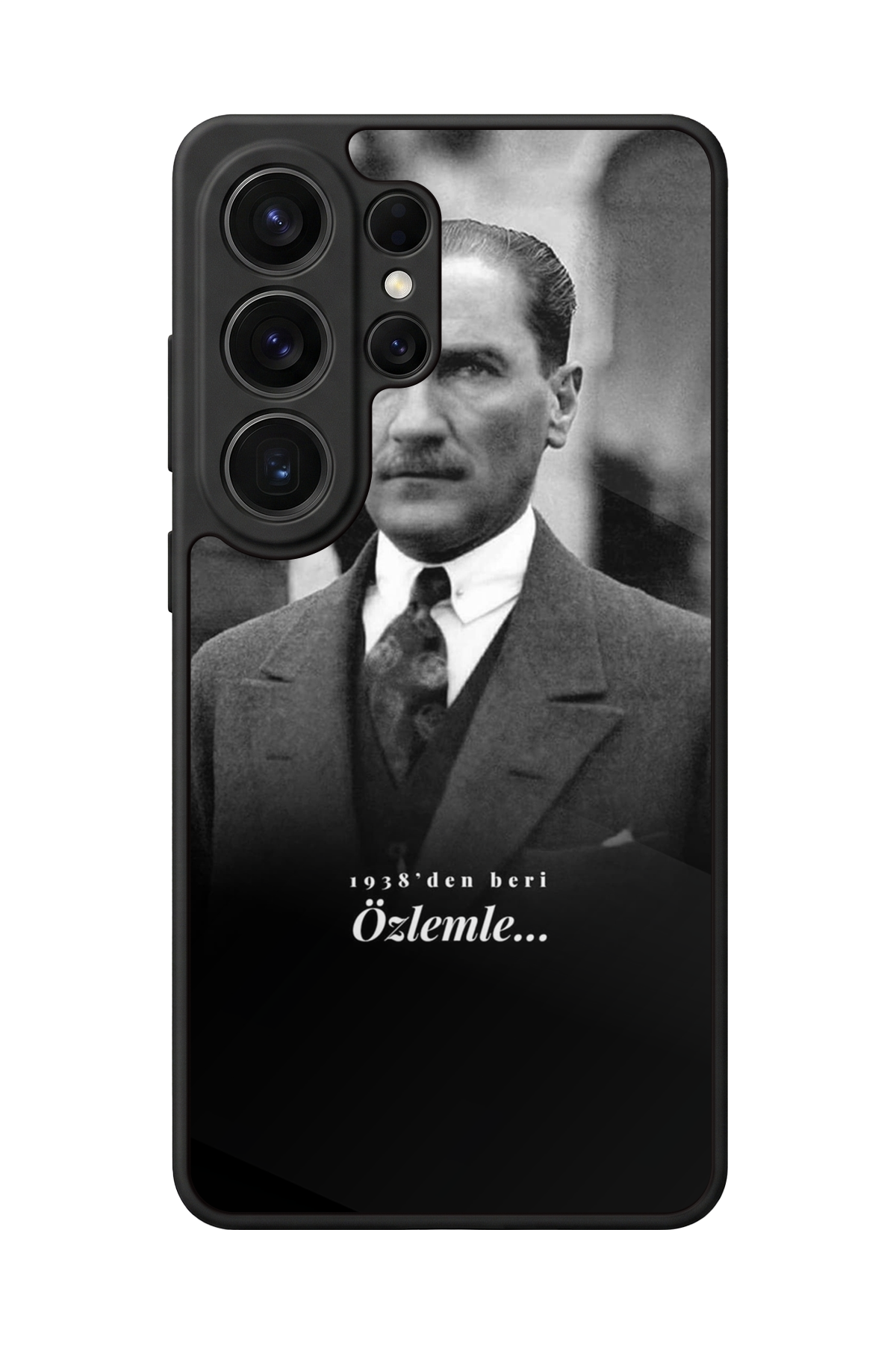 Samsung Galaxy S26 Ultra Uyumlu Mustafa Kemal Ataturk Tasarımlı Glossy Premium Kılıf