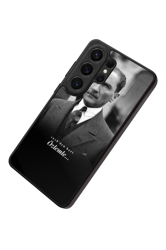 Samsung Galaxy S26 Ultra Uyumlu Mustafa Kemal Ataturk Tasarımlı Glossy Premium Kılıf