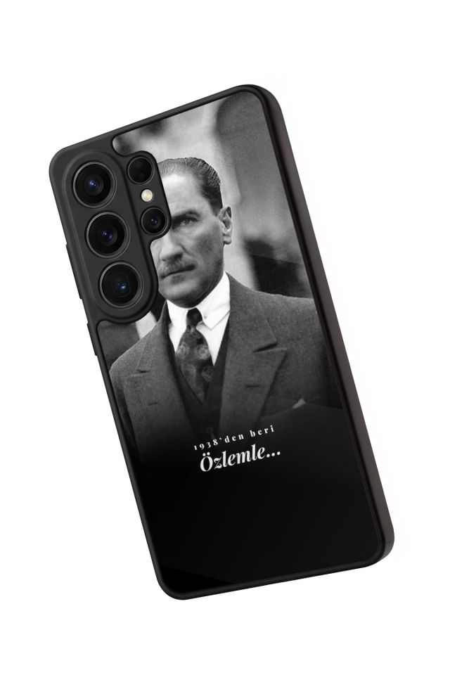 Samsung Galaxy S26 Ultra Uyumlu Mustafa Kemal Ataturk Tasarımlı Glossy Premium Kılıf
