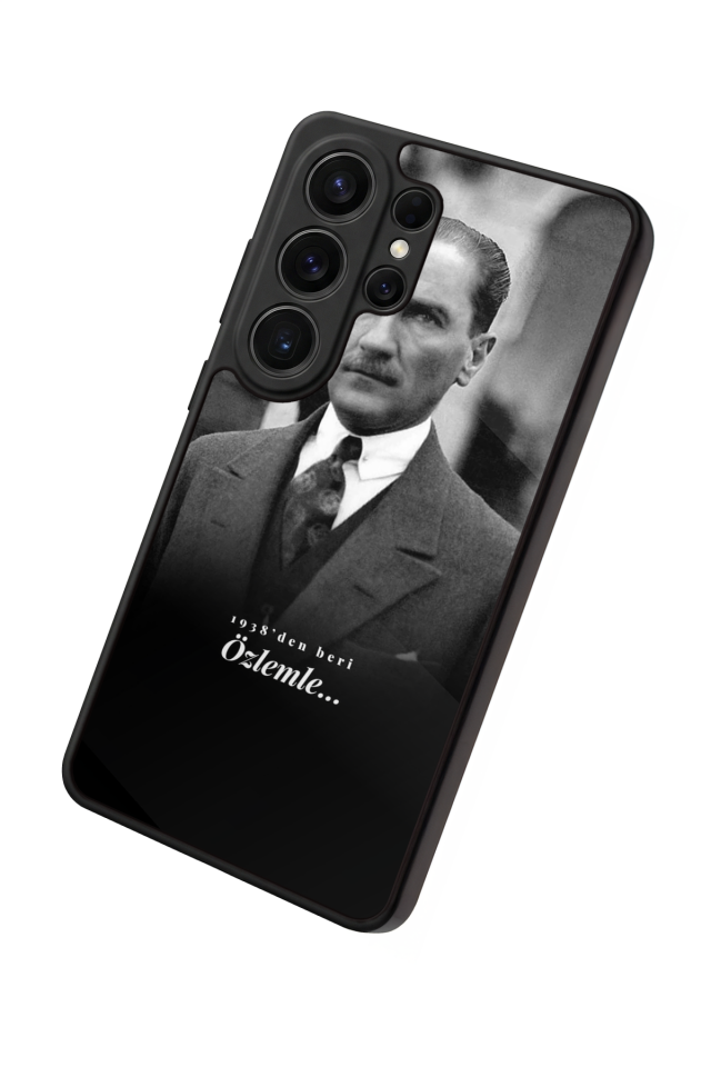 Samsung Galaxy S26 Ultra Uyumlu Mustafa Kemal Ataturk Tasarımlı Glossy Premium Kılıf