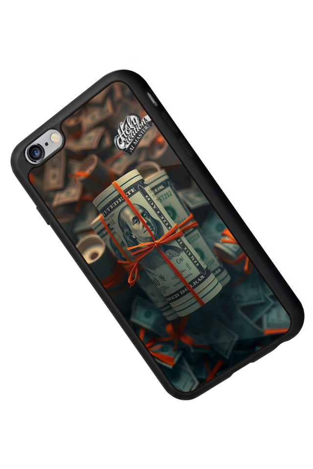 iPhone 6s Plus Uyumlu Para Tasarımlı Glossy Premium Kılıf