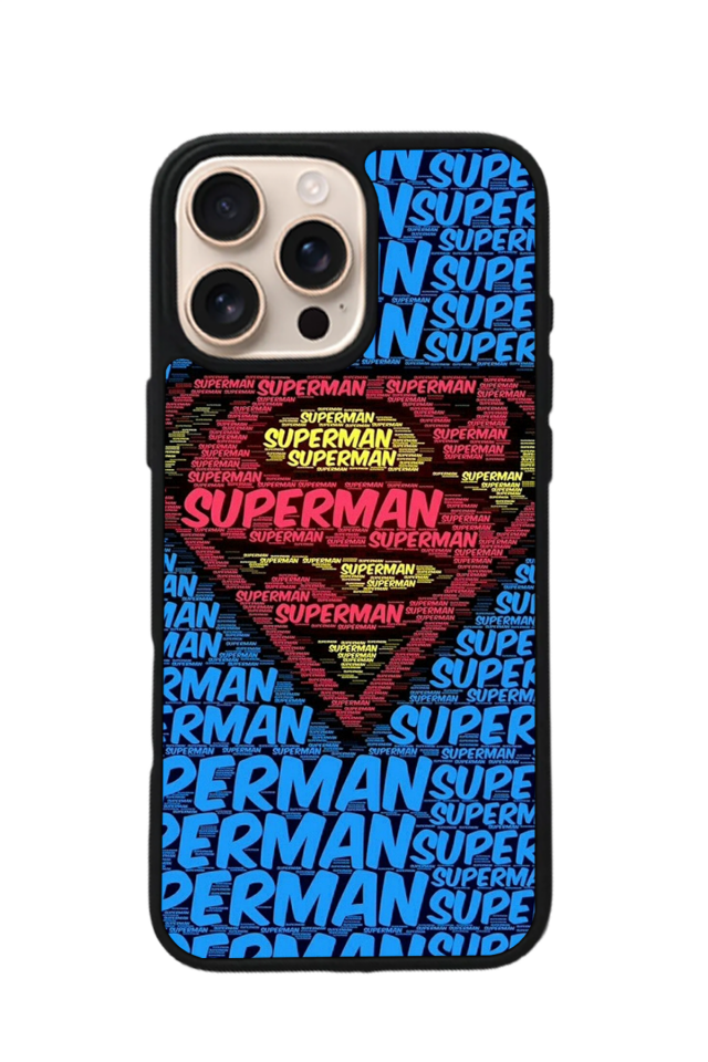 iPhone 15 Pro Max Uyumlu Superman Tasarımlı Glossy Premium Kılıf