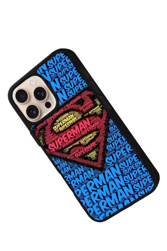 iPhone 15 Pro Max Uyumlu Superman Tasarımlı Glossy Premium Kılıf