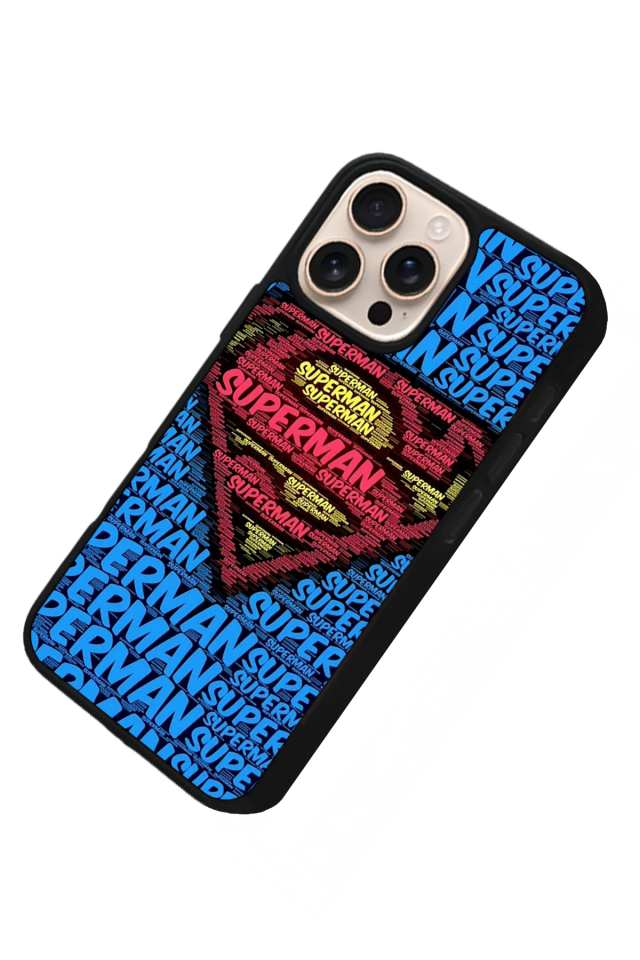iPhone 15 Pro Max Uyumlu Superman Tasarımlı Glossy Premium Kılıf