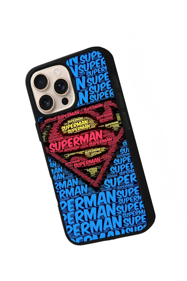 iPhone 15 Pro Max Uyumlu Superman Tasarımlı Glossy Premium Kılıf
