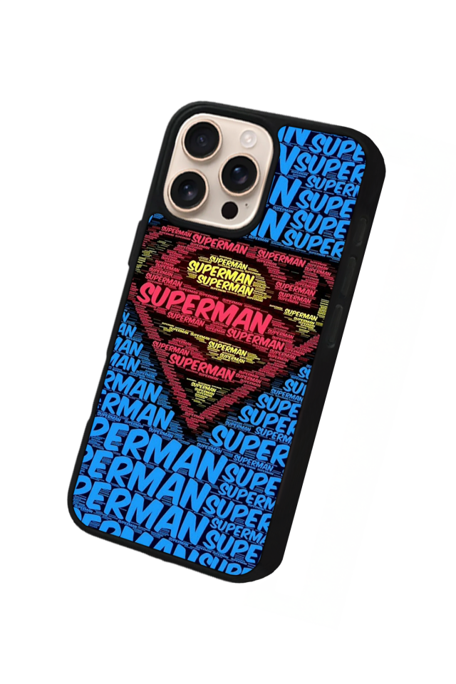 iPhone 15 Pro Max Uyumlu Superman Tasarımlı Glossy Premium Kılıf