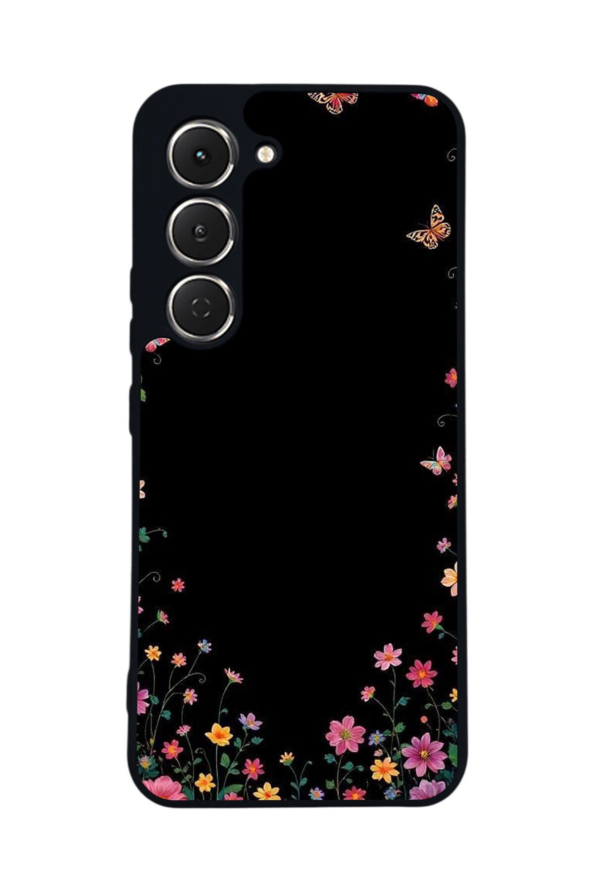 Tecno Spark 40 Pro Uyumlu Floral Tasarımlı Glossy Premium Kılıf