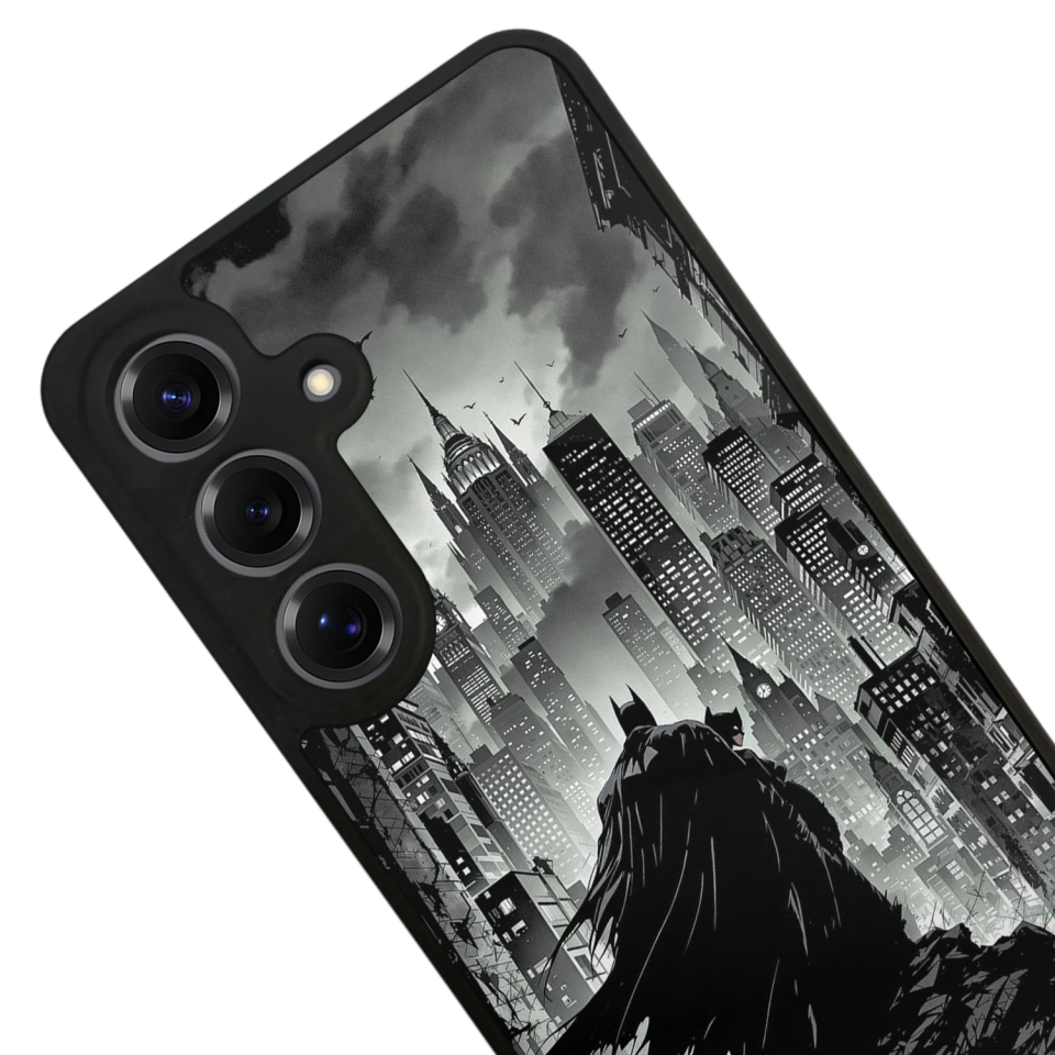 Samsung Galaxy S25 Uyumlu Batman Tasarımlı Glossy Premium Kılıf