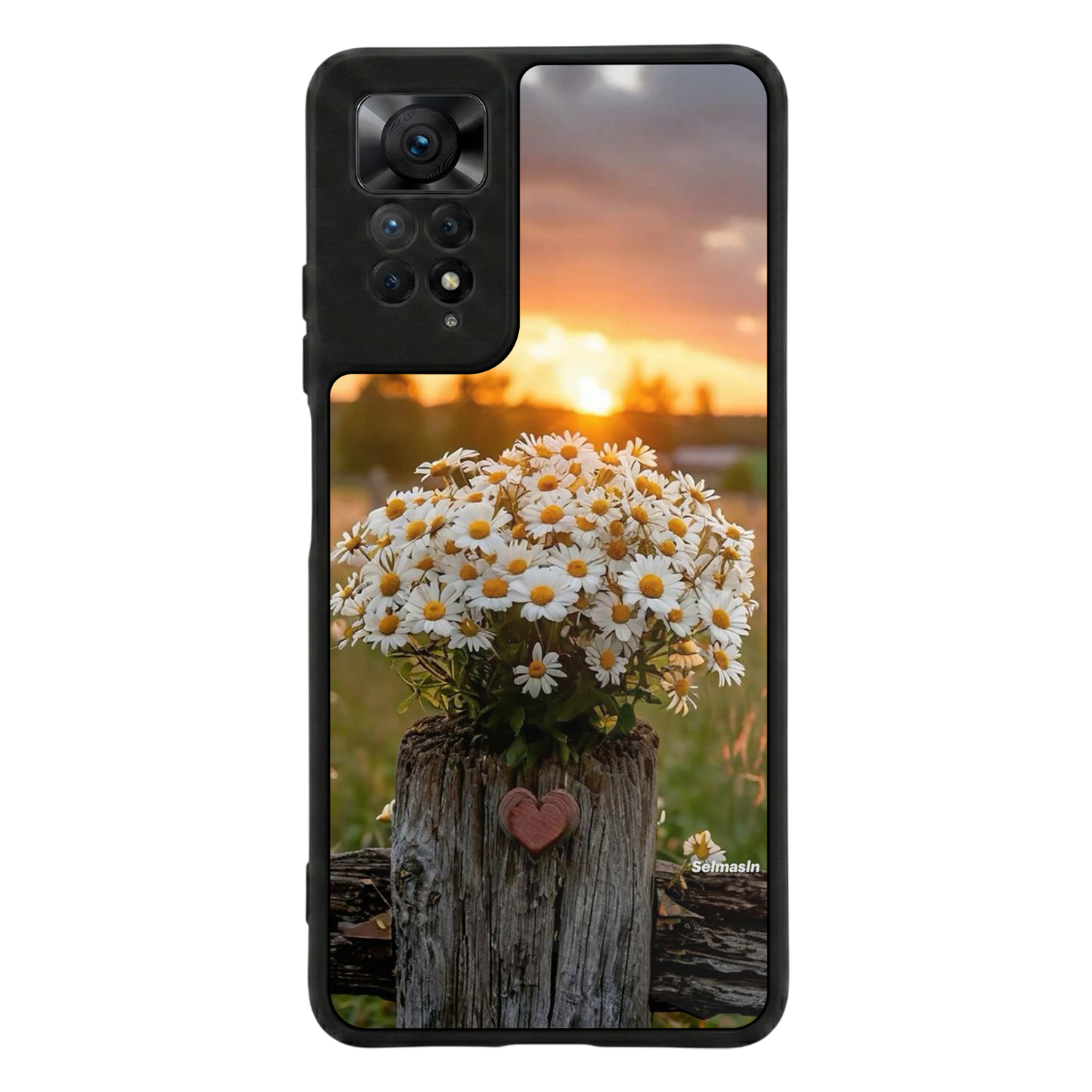 Xiaomi Redmi Note 11 Pro Uyumlu Cicek Tasarımlı Glossy Premium Kılıf