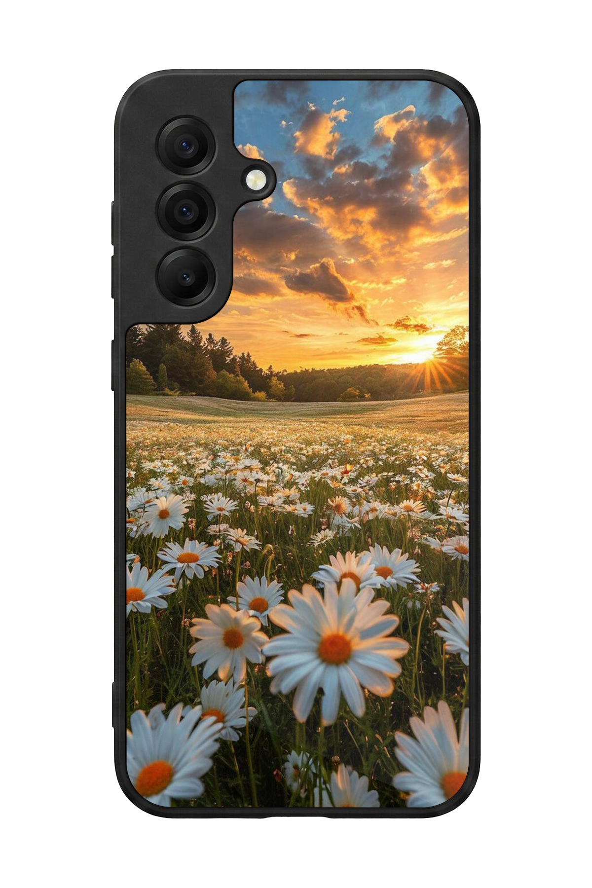 Samsung Galaxy A17 Uyumlu Cicek Tasarımlı Glossy Premium Kılıf