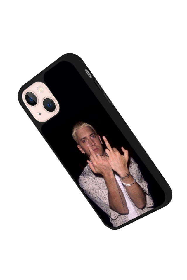 iPhone 14 Plus Uyumlu Eminem Tasarımlı Glossy Premium Kılıf