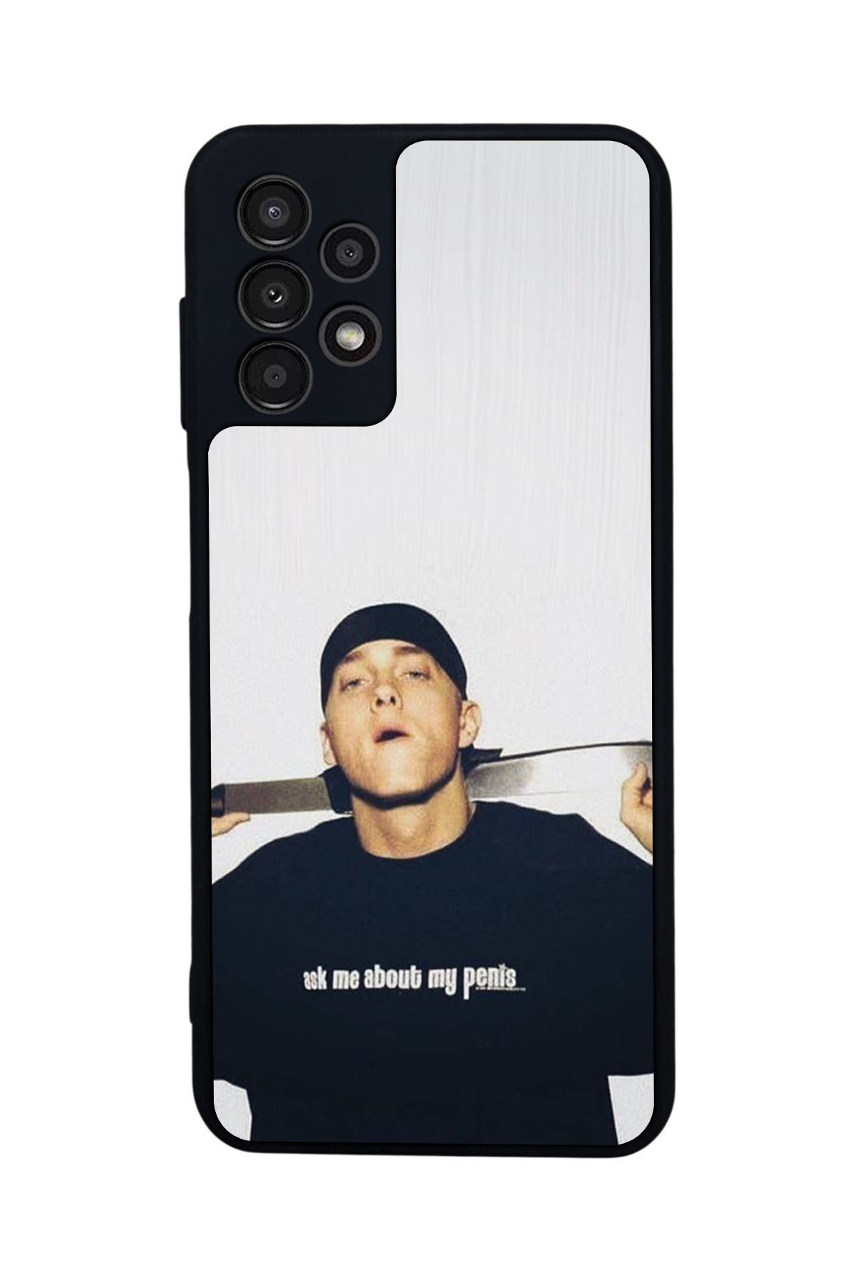 Samsung Galaxy A23 Uyumlu Eminem Tasarımlı Glossy Premium Kılıf