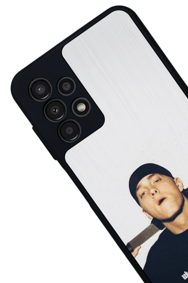 Samsung Galaxy A23 Uyumlu Eminem Tasarımlı Glossy Premium Kılıf