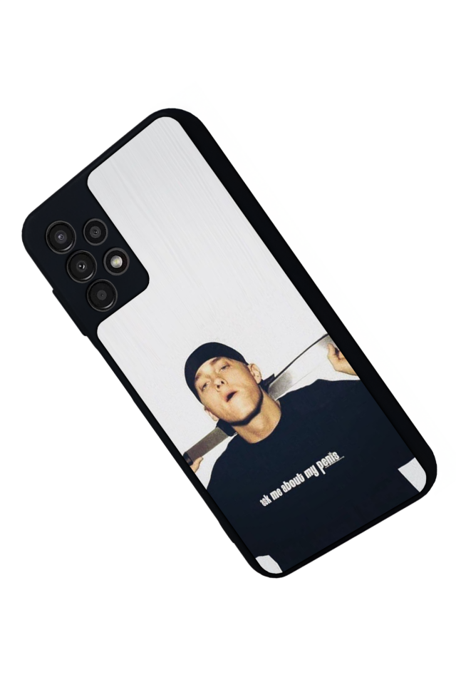Samsung Galaxy A23 Uyumlu Eminem Tasarımlı Glossy Premium Kılıf