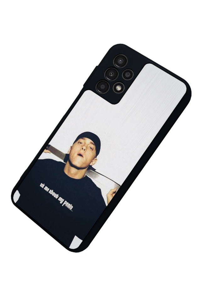 Samsung Galaxy A23 Uyumlu Eminem Tasarımlı Glossy Premium Kılıf