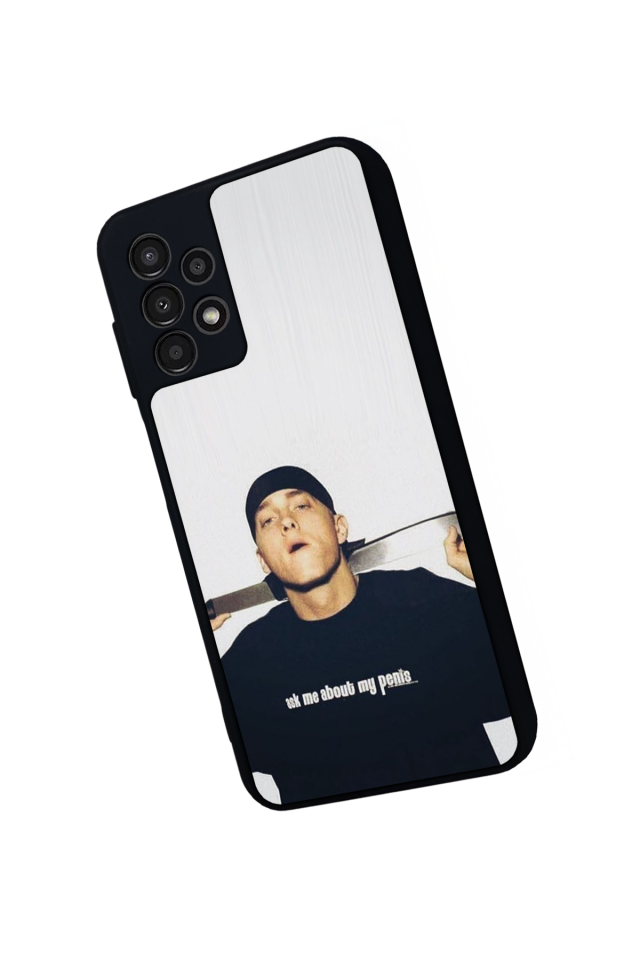 Samsung Galaxy A23 Uyumlu Eminem Tasarımlı Glossy Premium Kılıf