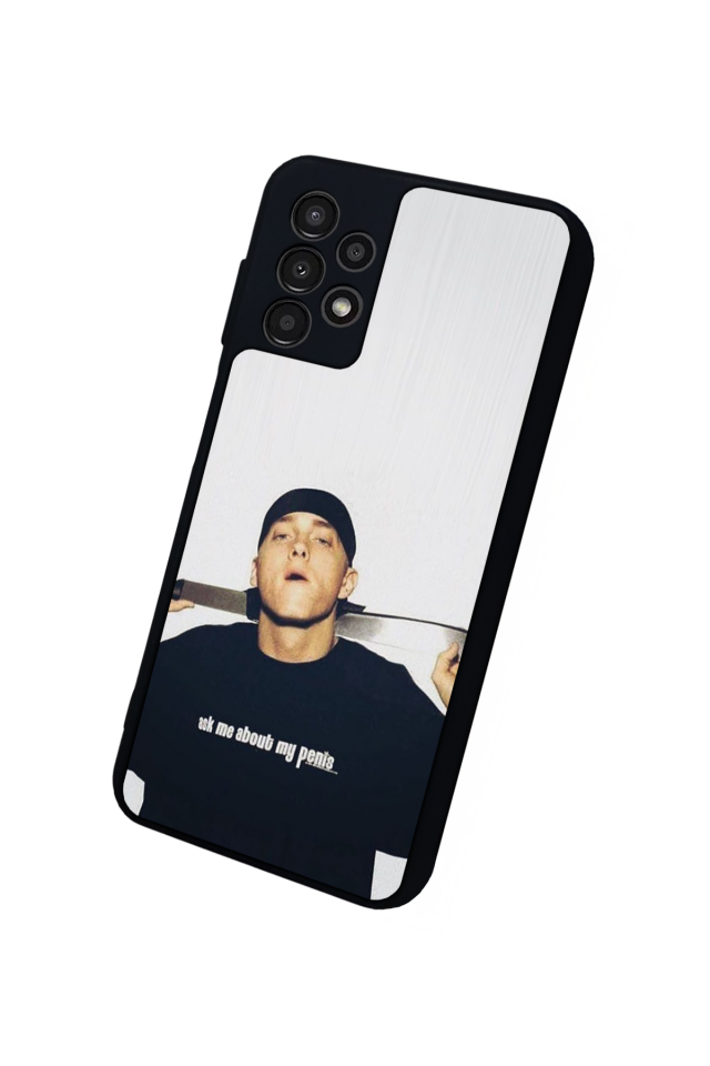 Samsung Galaxy A23 Uyumlu Eminem Tasarımlı Glossy Premium Kılıf
