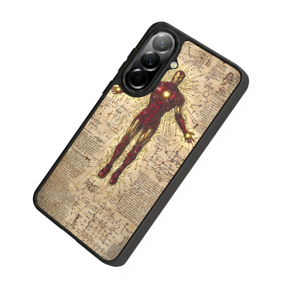 Samsung Galaxy A57 Uyumlu Iron Man ( Demir Adam ) Tasarımlı Glossy Premium Kılıf