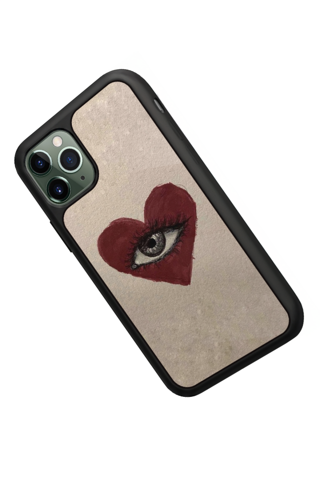 iPhone 11 Pro Uyumlu Kalp Love Tasarımlı Glossy Premium Kılıf