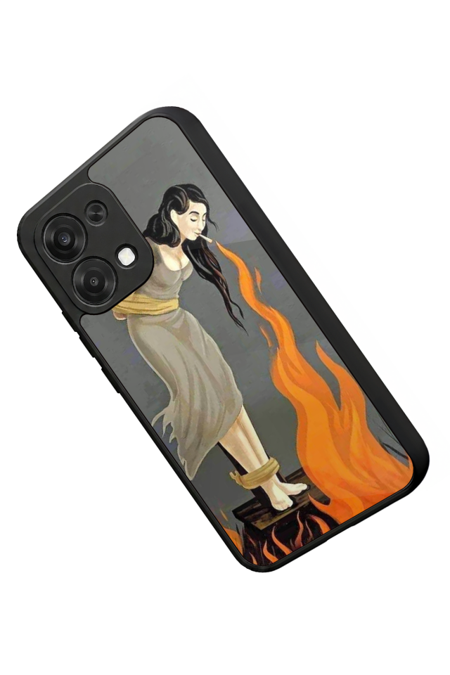 Oppo A6 Pro Uyumlu Kalp Love Tasarımlı Glossy Premium Kılıf