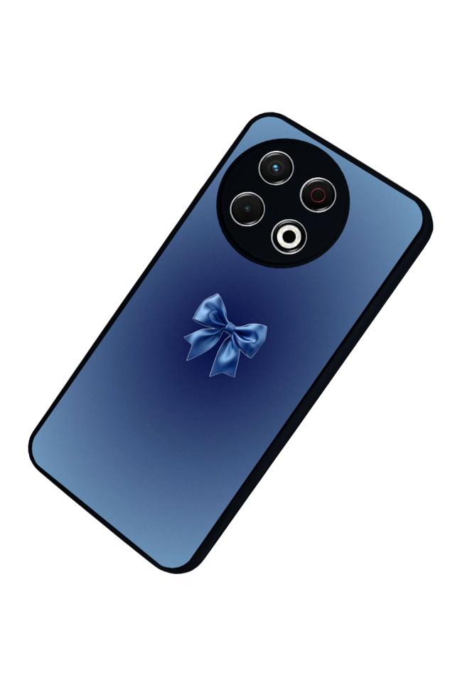 Tecno Spark 30 Pro Uyumlu Kurdele Tasarımlı Glossy Premium Kılıf