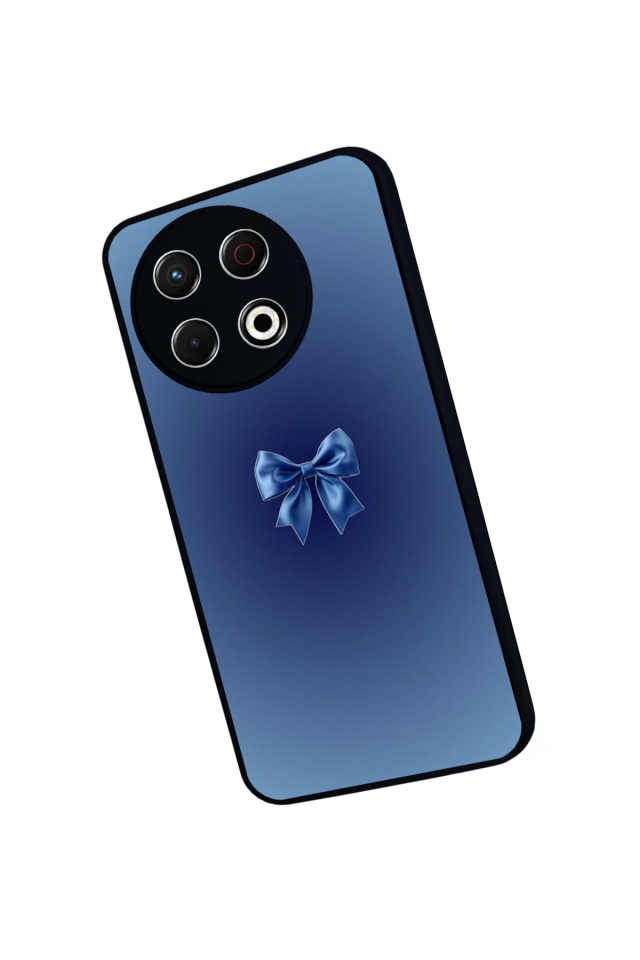 Tecno Spark 30 Pro Uyumlu Kurdele Tasarımlı Glossy Premium Kılıf