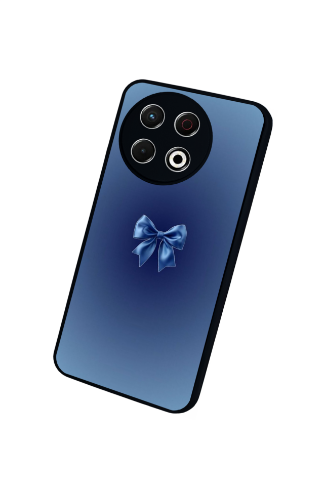 Tecno Spark 30 Pro Uyumlu Kurdele Tasarımlı Glossy Premium Kılıf