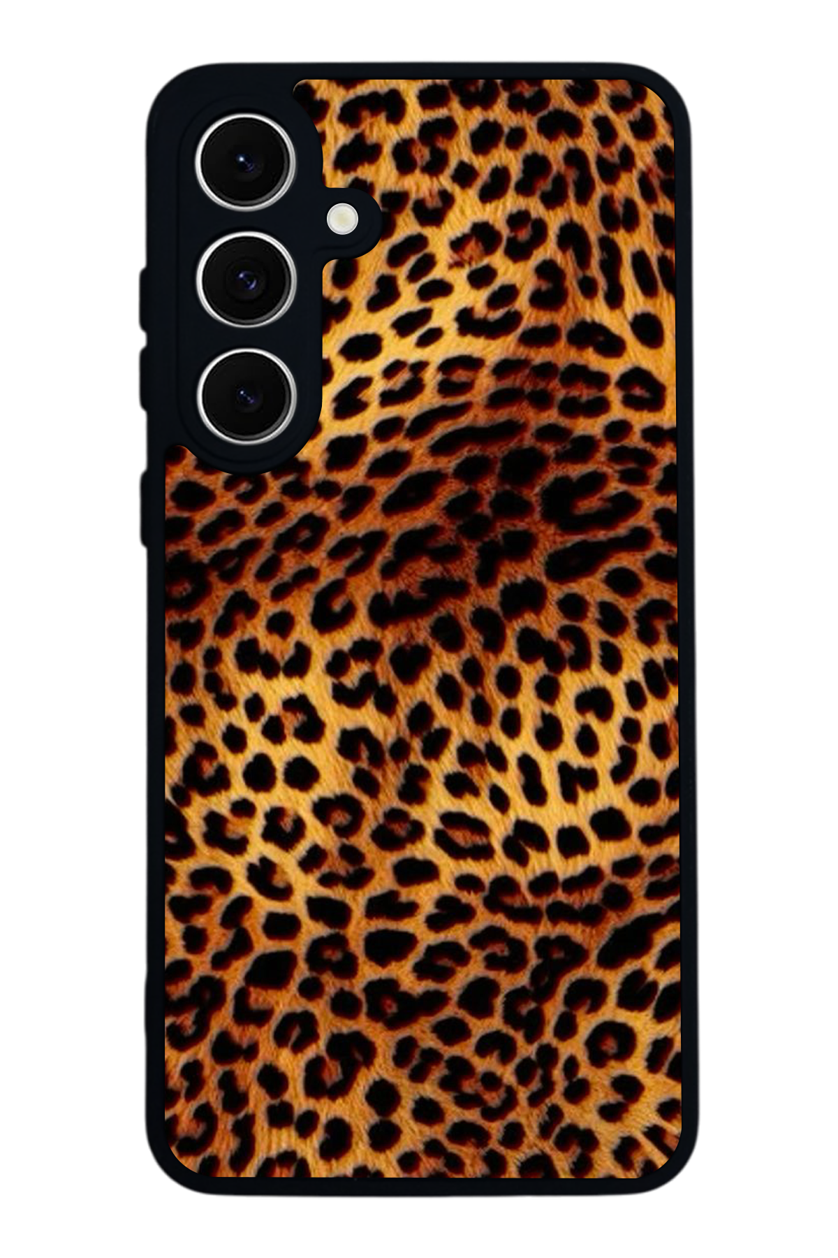 Samsung Galaxy S24 FE Uyumlu Leopar Tasarımlı Glossy Premium Kılıf