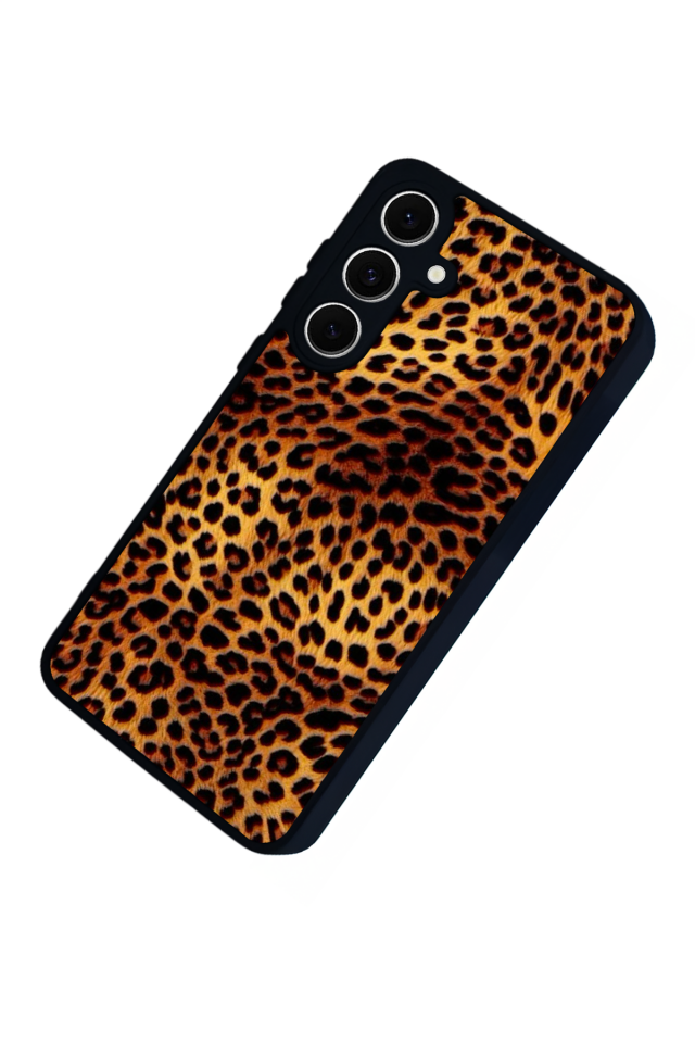 Samsung Galaxy S24 FE Uyumlu Leopar Tasarımlı Glossy Premium Kılıf