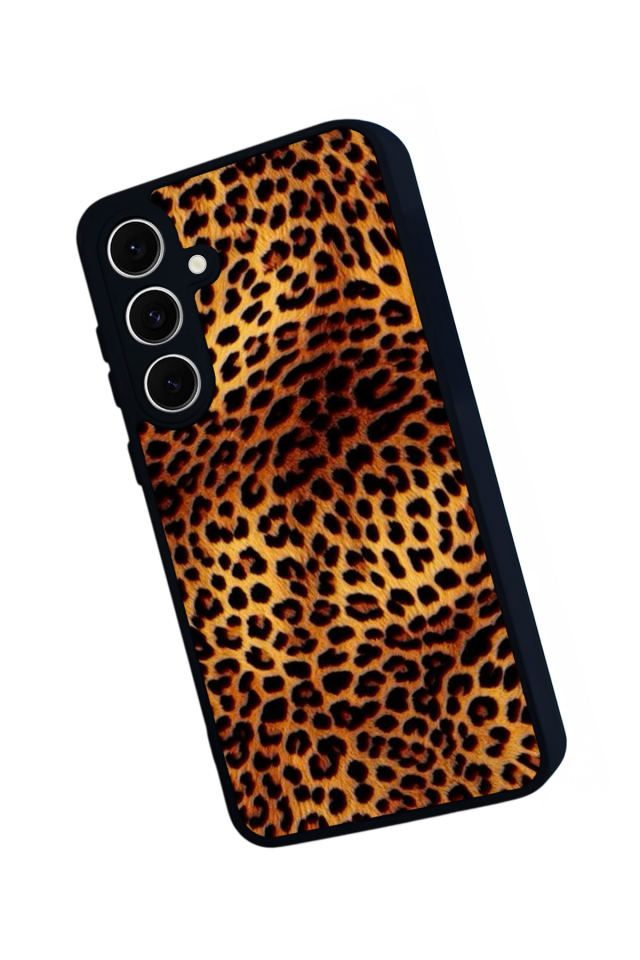 Samsung Galaxy S24 FE Uyumlu Leopar Tasarımlı Glossy Premium Kılıf