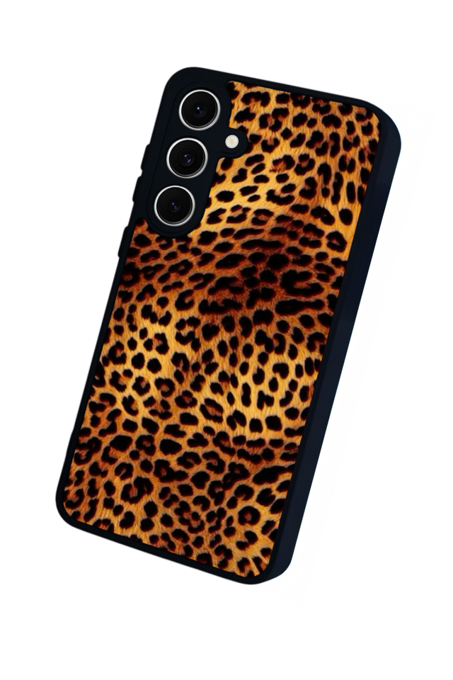 Samsung Galaxy S24 FE Uyumlu Leopar Tasarımlı Glossy Premium Kılıf