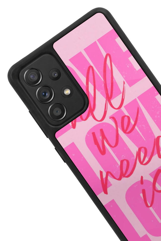 Samsung Galaxy A72 Uyumlu Love Tasarımlı Glossy Premium Kılıf