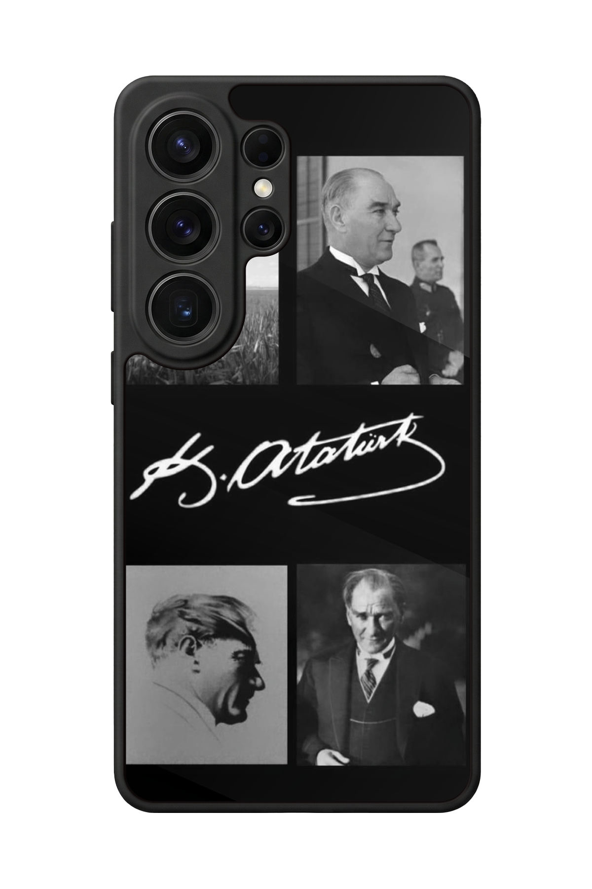 Samsung Galaxy S26 Ultra Uyumlu Mustafa Kemal Ataturk Tasarımlı Glossy Premium Kılıf