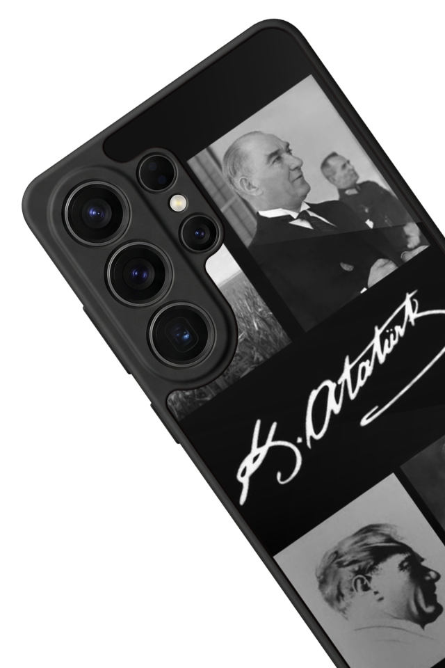 Samsung Galaxy S26 Ultra Uyumlu Mustafa Kemal Ataturk Tasarımlı Glossy Premium Kılıf