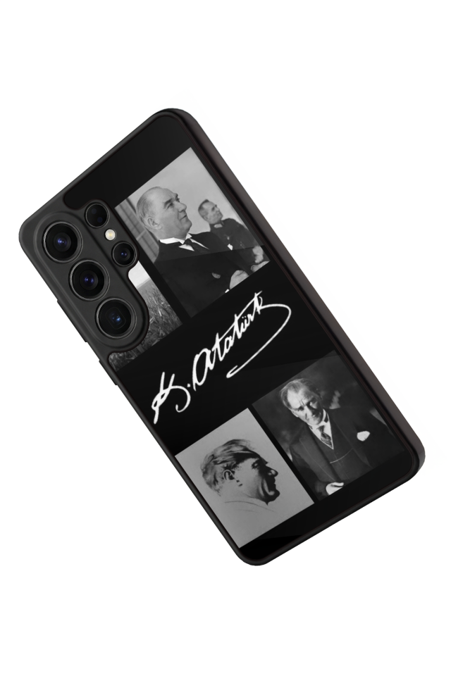 Samsung Galaxy S26 Ultra Uyumlu Mustafa Kemal Ataturk Tasarımlı Glossy Premium Kılıf