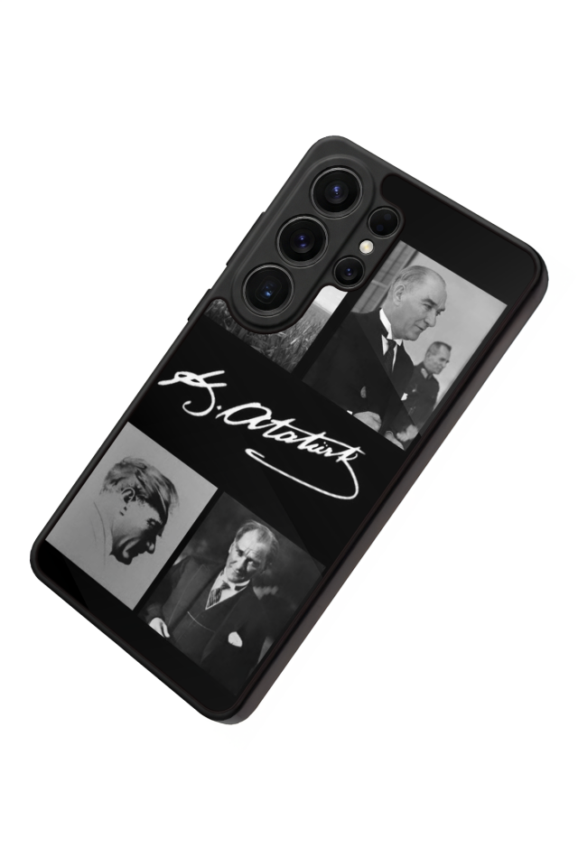 Samsung Galaxy S26 Ultra Uyumlu Mustafa Kemal Ataturk Tasarımlı Glossy Premium Kılıf