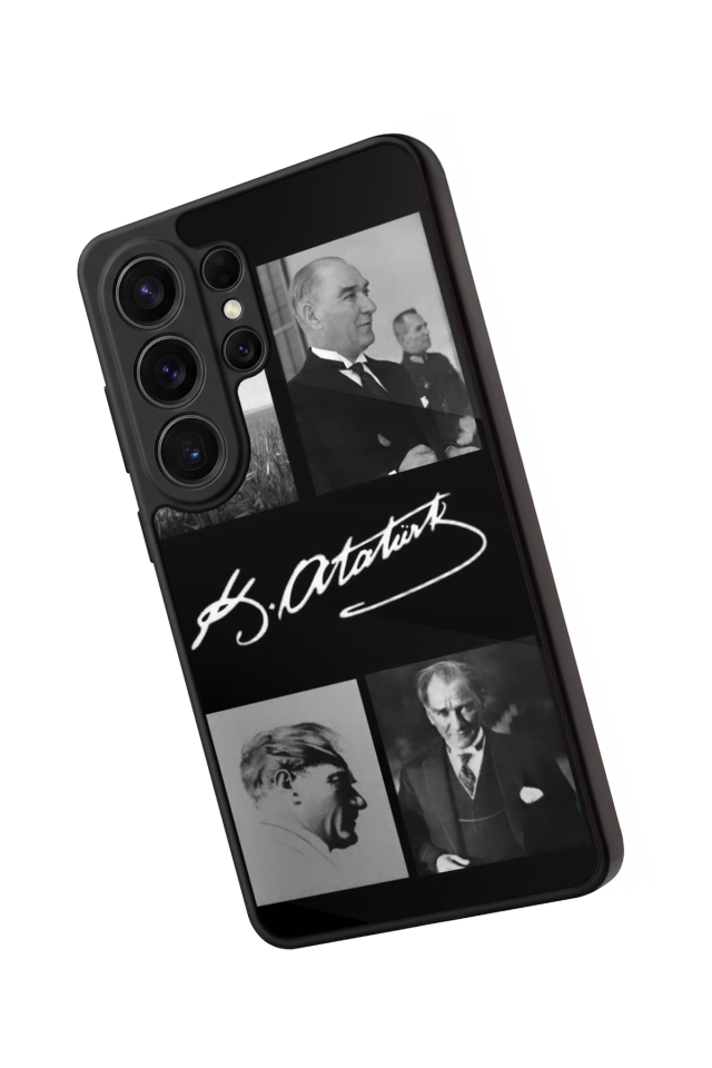 Samsung Galaxy S26 Ultra Uyumlu Mustafa Kemal Ataturk Tasarımlı Glossy Premium Kılıf