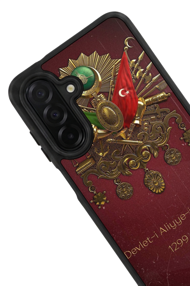 Samsung Galaxy A36 Uyumlu Osmanli Tugrasi Tasarımlı Glossy Premium Kılıf