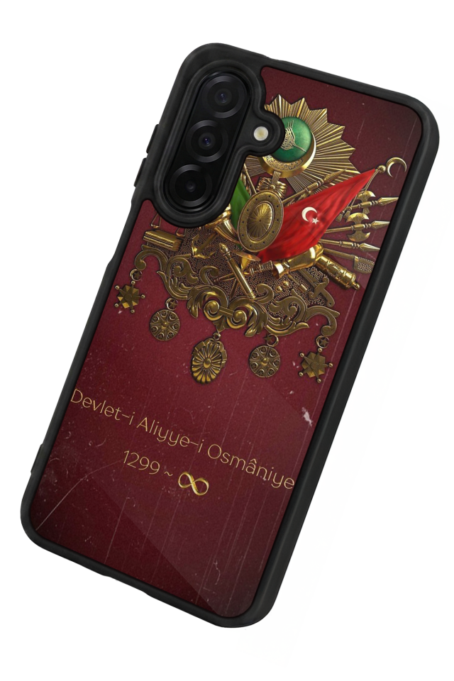 Samsung Galaxy A36 Uyumlu Osmanli Tugrasi Tasarımlı Glossy Premium Kılıf