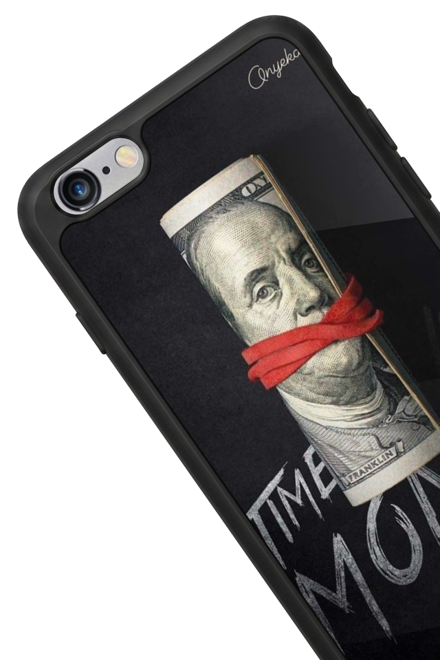 iPhone 6s Plus Uyumlu Para Tasarımlı Glossy Premium Kılıf