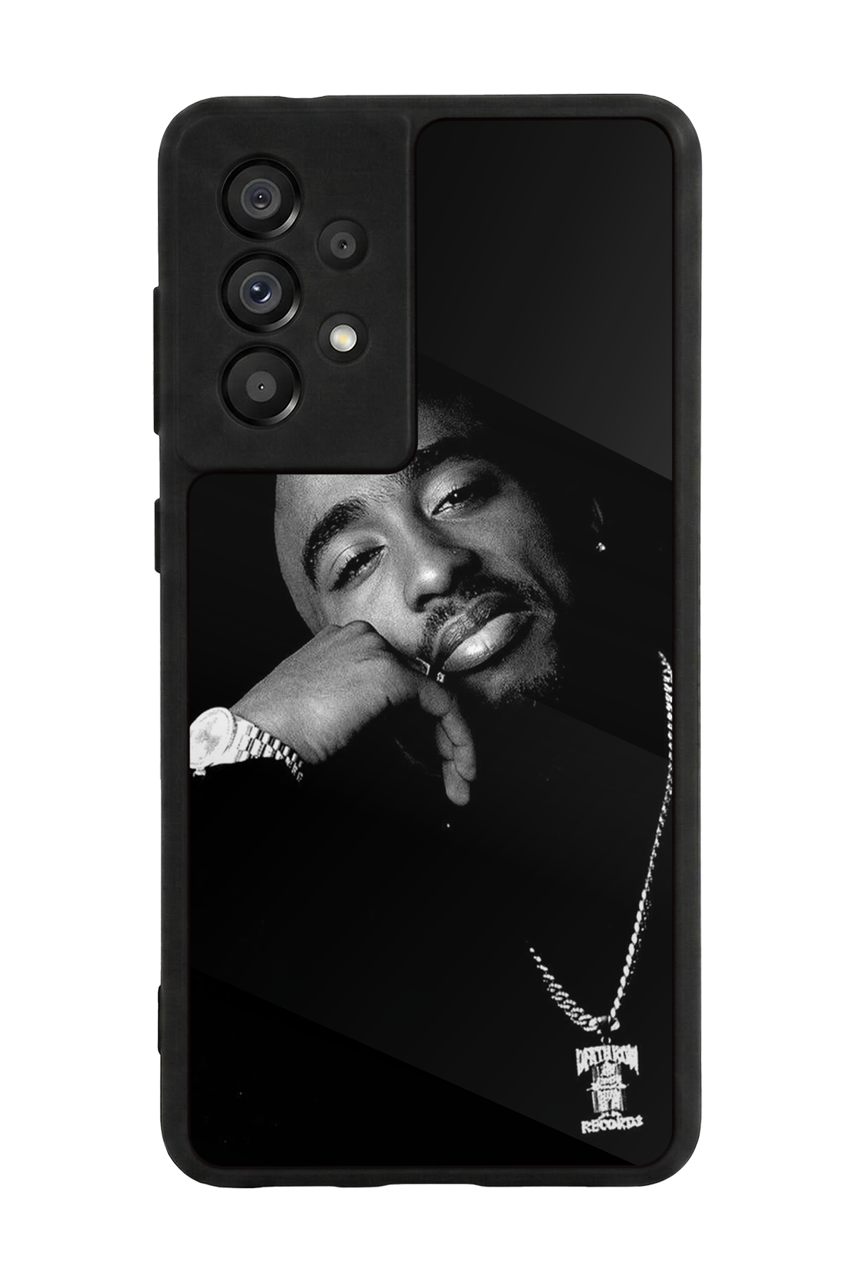 Samsung Galaxy A73 Uyumlu Tupac Tasarımlı Glossy Premium Kılıf