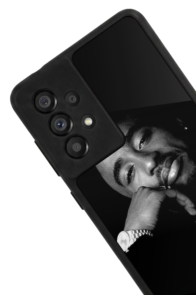 Samsung Galaxy A73 Uyumlu Tupac Tasarımlı Glossy Premium Kılıf