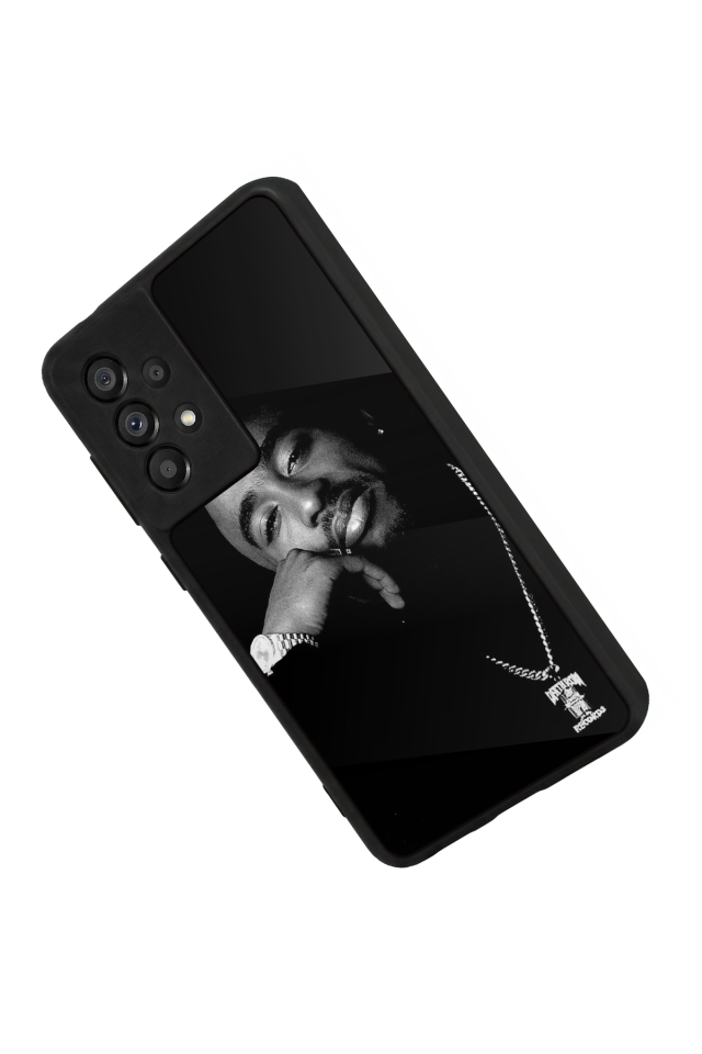 Samsung Galaxy A73 Uyumlu Tupac Tasarımlı Glossy Premium Kılıf