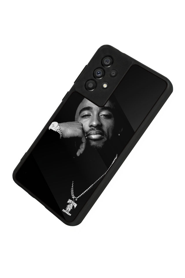 Samsung Galaxy A73 Uyumlu Tupac Tasarımlı Glossy Premium Kılıf